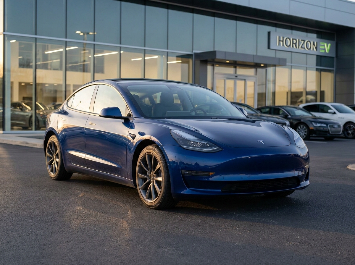 2022 Tesla Model 3 Blue