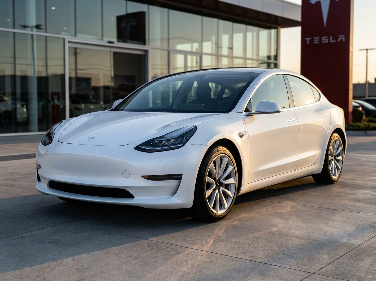 2020 Tesla Model 3 White
